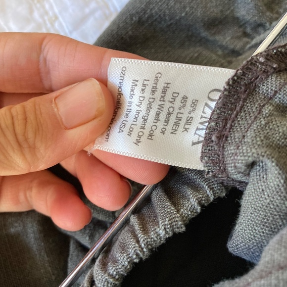 Ozma linen/ silk beautiful pants! (This is one of two pairs I’m selling) - Picture 4 of 7